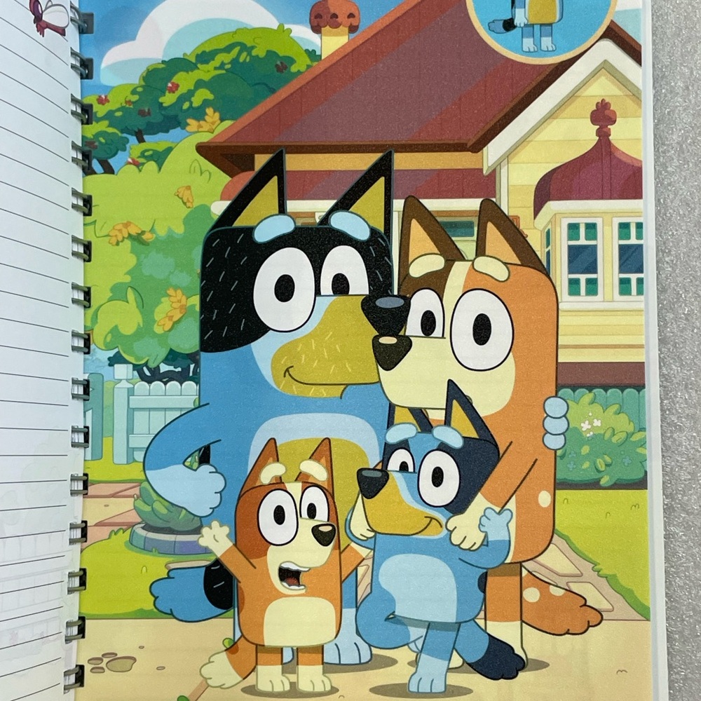 Bluey Family Notebook